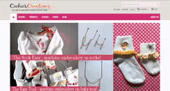 Desktop Screenshot of cookiescreations.com